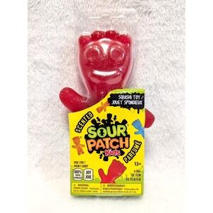 RED SOUR PATCH KIDS Stretchy SQUISHY TOY Fidget Squeeze toy Candy TikTok SCENTED